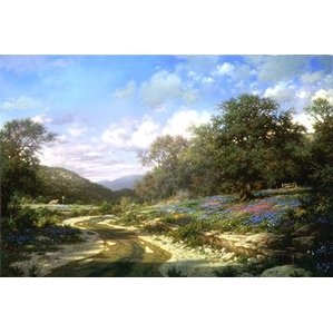 Larry Dyke-Spring Shadows By Larry Dyke Print  Signed & Numbered