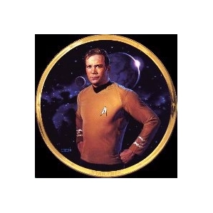 Thomas Blackshear-Star Trek Captain Kirk 25th Anniversary Plate