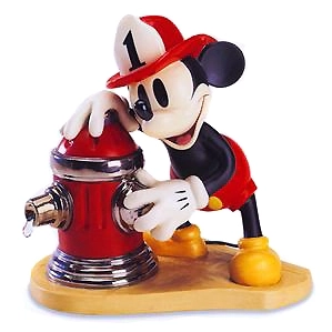 WDCC Disney Classics-Mickey's Fire Brigade Mickey Mouse Fireman To The Rescue