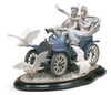 Lladro - CAR IN TROUBLE 