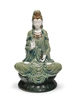 Lladro - Kwan Yin Figurine Green