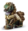 Lladro - Oriental Lioness (Green)