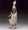 Lladro - Woman with Dog 