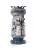 Lladro - Ladies in The Garden Vase. Limited Edition. Grey and Silver Luster