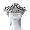 Lladro - BUCOLIC HEAD (WHITE & SILVER) 