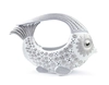 Lladro - FISH CENTERPIECE LARGE (WHITE & SILVER)