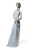 Lladro - The Lady of The Rose (Blue)