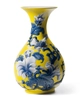 Lladro - Sparrows Vase Yellow