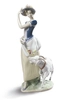 Lladro - Young Shepherdess Woman