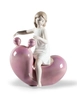 Lladro - My Seesaw Balloon Girl Pink