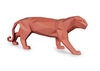 Lladro - Panther (Coral Matte)