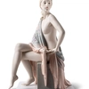 Lladro - Nude with shawl Metallic Sculpture - 100x100