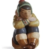 Lladro - PENSIVE ESKIMO BOY - 100x100