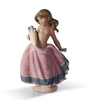 Lladro - LITTLE PEASANT GIRL (PINK)