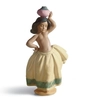 Lladro - LITTLE PEASANT GIRL (WHITE)