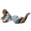 Lladro - GIRL WATCHING A SNAIL - 100x100