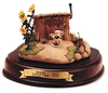 WDCC Disney Classics - Three Little Pigs Fiddler Pig Stick House