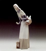 Lladro - Shepherdess With Dog 1969-89