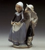 Lladro - Little Couple Kissing 1972-89