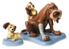 WDCC Disney Classics - Lady And The Tramp Trust And Puppy Old Dog, New Tricks & Playful Pup