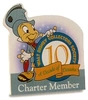 WDCC Disney Classics - Wdcc Plaque Ten Year Charter Member Plaque