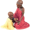 Maasai - Daughter Of A Warrior - Nafula And Nijeri - 100x100