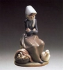 Lladro - Girl With Ducks - Duck Seller 1974-93