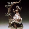 Lladro - Victorian Girl on Swing 1974-89 - 100x100