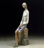 Lladro - Girl Student 1969-78