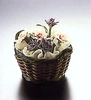 Lladro - Small Brown Flower Basket