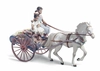 Lladro Black Legacy - FLOWER WAGON