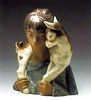 Lladro - Boy With Goat 1970-81