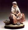 Lladro - Fisherwoman 1978-85