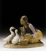 Lladro - Feeding The Ducks 1996-99