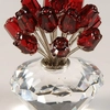 Swarovski Crystal - Vase Of Red Roses 15th SCS Anniversary