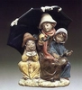 Lladro - Three Under The Umbrella 1978-88