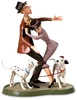 WDCC Disney Classics - One Hundred and One Dalmatians Roger And Anita And Pongo And Perdita Tangled Up Romance 