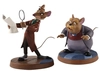 WDCC Disney Classics - The Great Mouse Detective Basail & Dr Watson Curious Clue