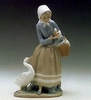 Lladro - Shepherdess With Ducks 1969-93