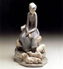 Lladro - Shepherdess With Ducks 1969-93