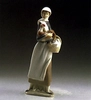 Lladro - Girl With Cockerel 1969-93