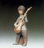 Lladro - Boy With Guitar 1969-79