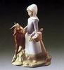 Lladro - Little Girl with Goat 1972-87