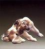 Lladro - Dog & Butterfly 1974-81