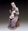 Lladro - Medieval Lady Embroiderer 1982-89