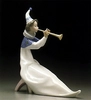 Lladro - Young Jester With Trumpet 1995-97