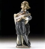 Lladro - Young Mandolin Player 1996-00