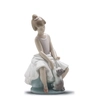 Lladro - Little Ballerina With Cat 1997-2001