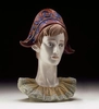 Lladro - Pensive Harlequins Head 1997-99 ***