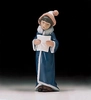 Lladro - A Christmas Caroler 1998-00